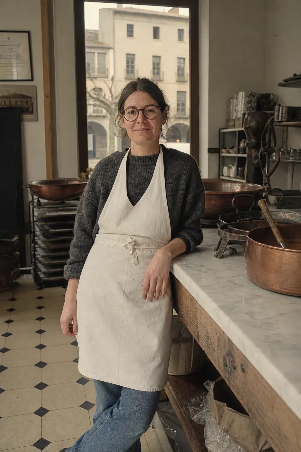 Clara Solé, aged 30, in her family's torró workshop in Agramunt