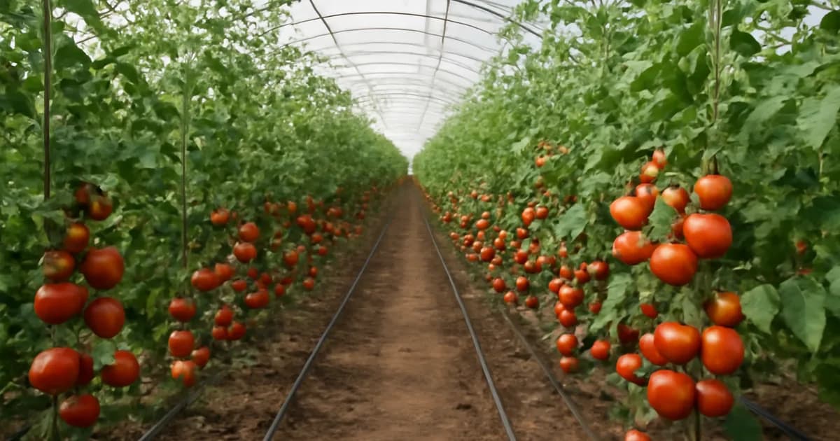 ¿Cómo se cultiva el tomate de invernadero en Almería?